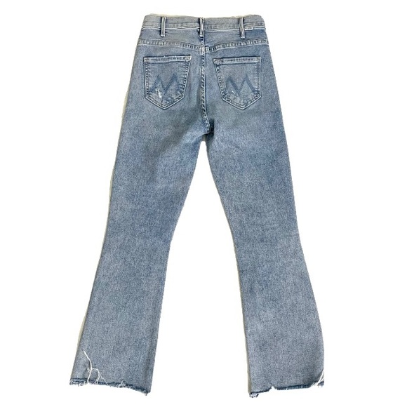 MOTHER Hustler Ankle Chew Jeans in DRINKING BY THE POOL SIZE 25 - Picture 7 of 12